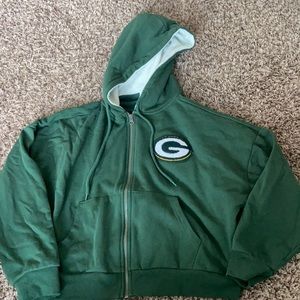Greenbay Packers cropped hoodie